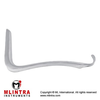 Kristeller Vaginal Speculum Fig. 2 Stainless Steel, Blade Size 110 x 30 mm